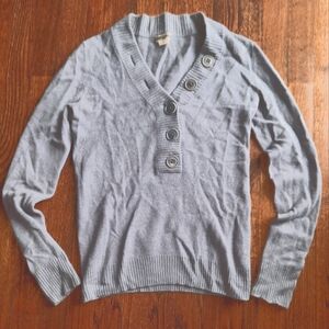 Purplish gray cashmere J. Crew sweater size small